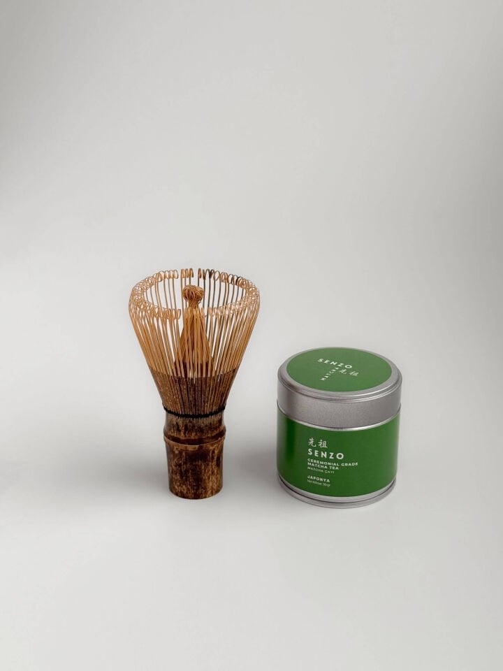 Matcha & Dark Bambu Whisk Seti