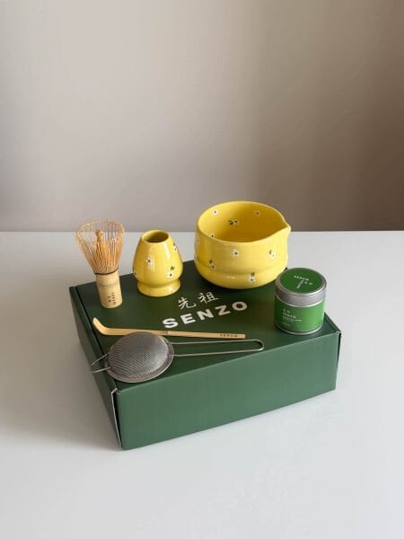 Papatyalı Matcha Seremoni Seti Deiji